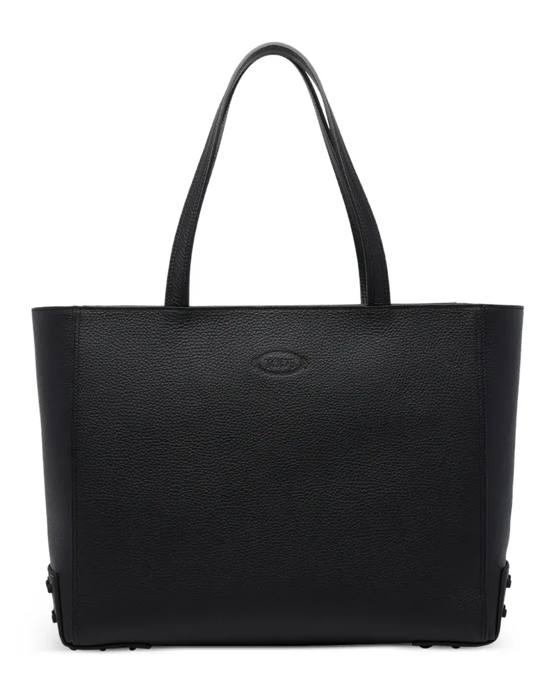 TOD'S Schultertasche aus Leder - Schwarz Schwarz