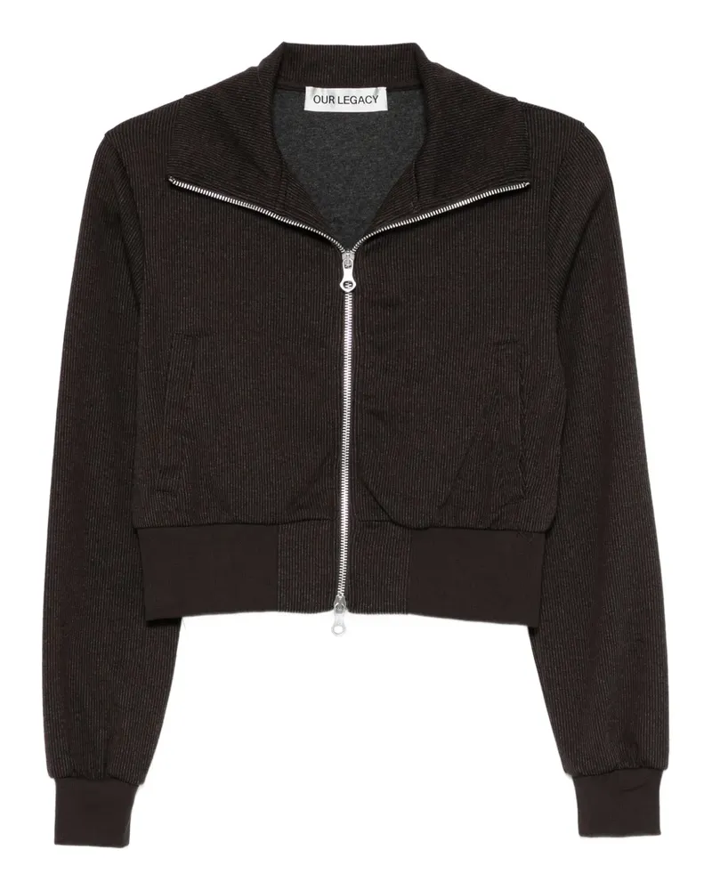 Our Legacy Cardigan mit Reißverschluss - Braun Braun