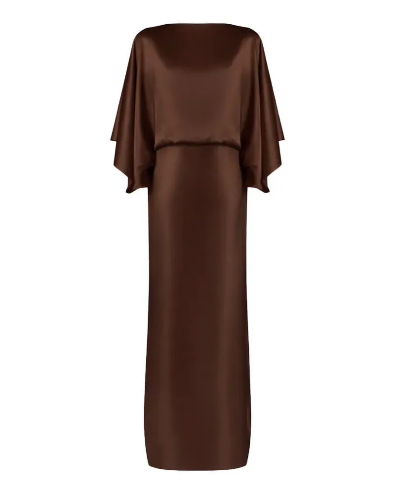 NINEMINUTES The Macha cowl-back dress - Braun Braun