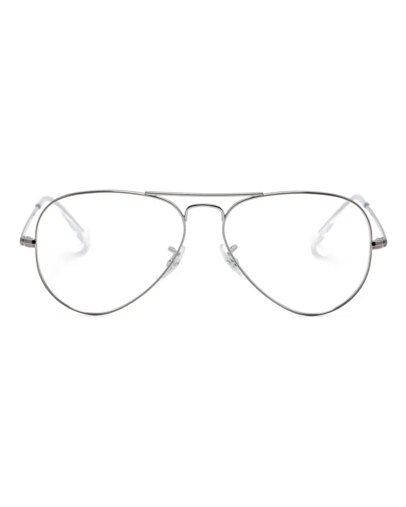 Ray Ban Klassische Pilotenbrille - Silber Silber