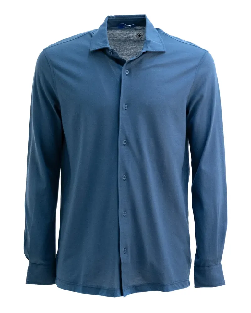 KIRED long-sleeve polo shirt - Blau Blau