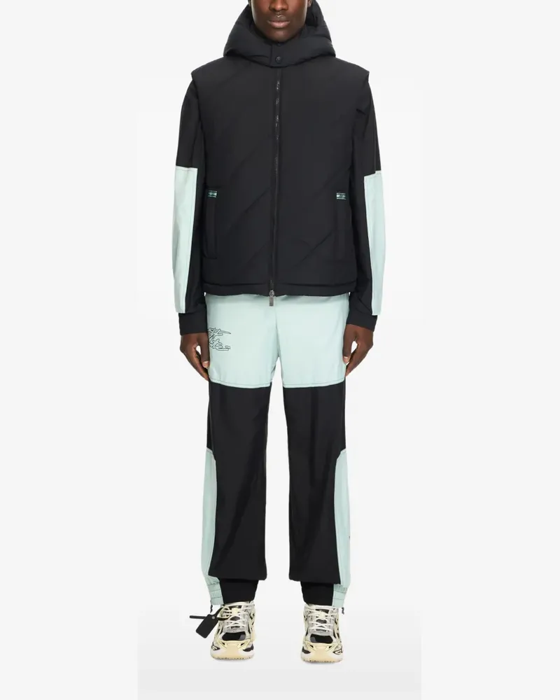 OFF-WHITE Wattierte Arrow Diagonal Weste - Schwarz Schwarz