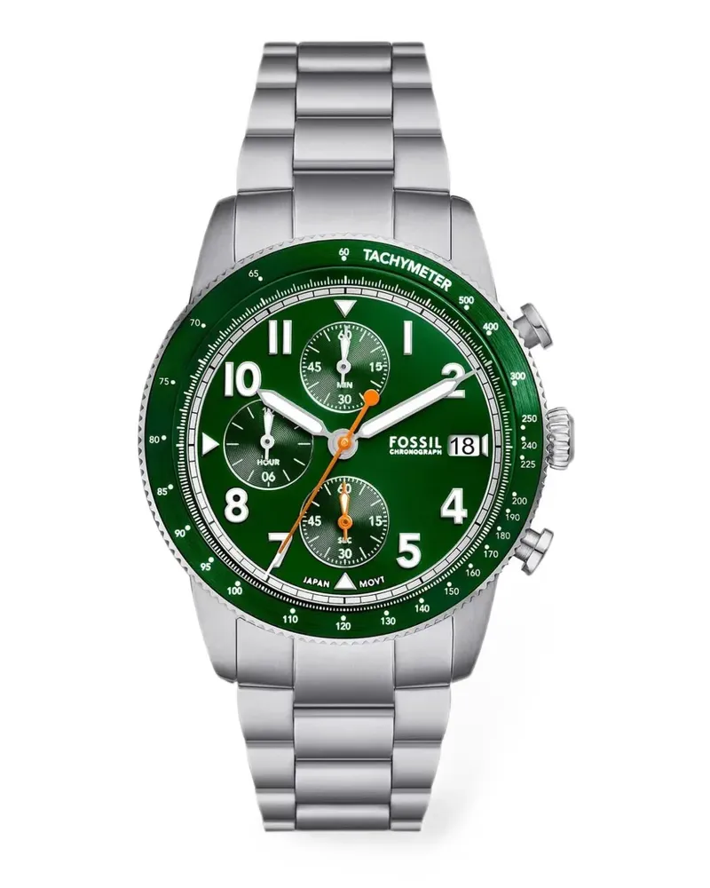 Fossil Sport Tourer Armbanduhr 42mm - Grün Grün