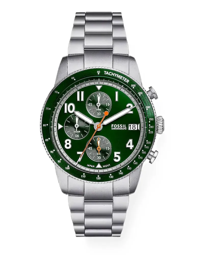 Fossil Sport Tourer 42mm watch - Grün Grün
