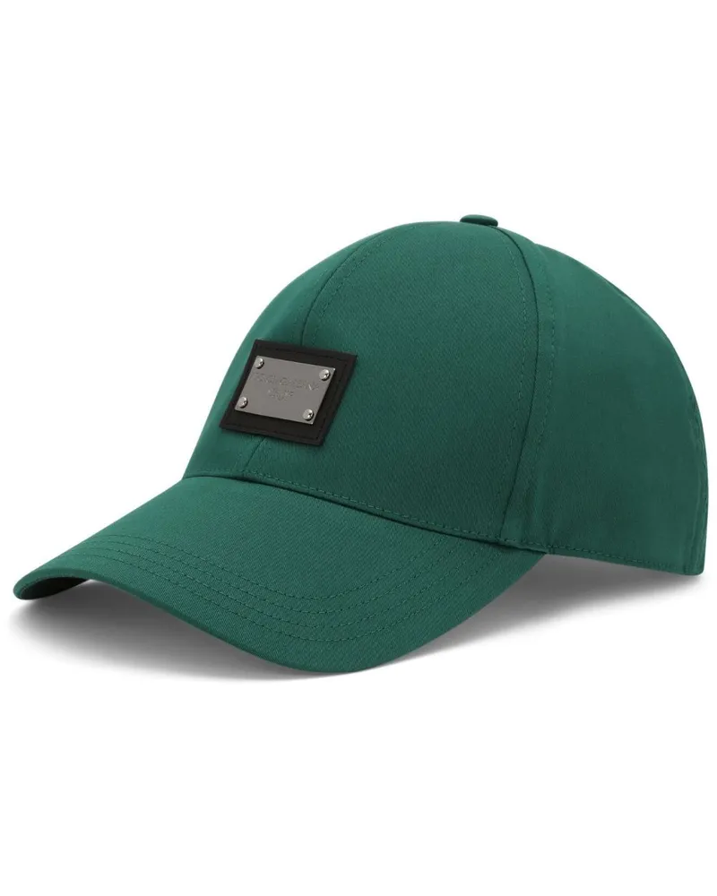 Dolce & Gabbana Baseballkappe mit Logo-Detail - Grün Grün