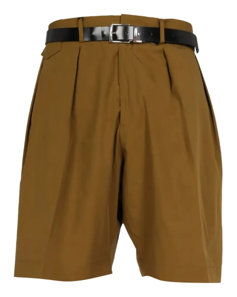 Paul Smith belted-pleated shorts - Braun Braun