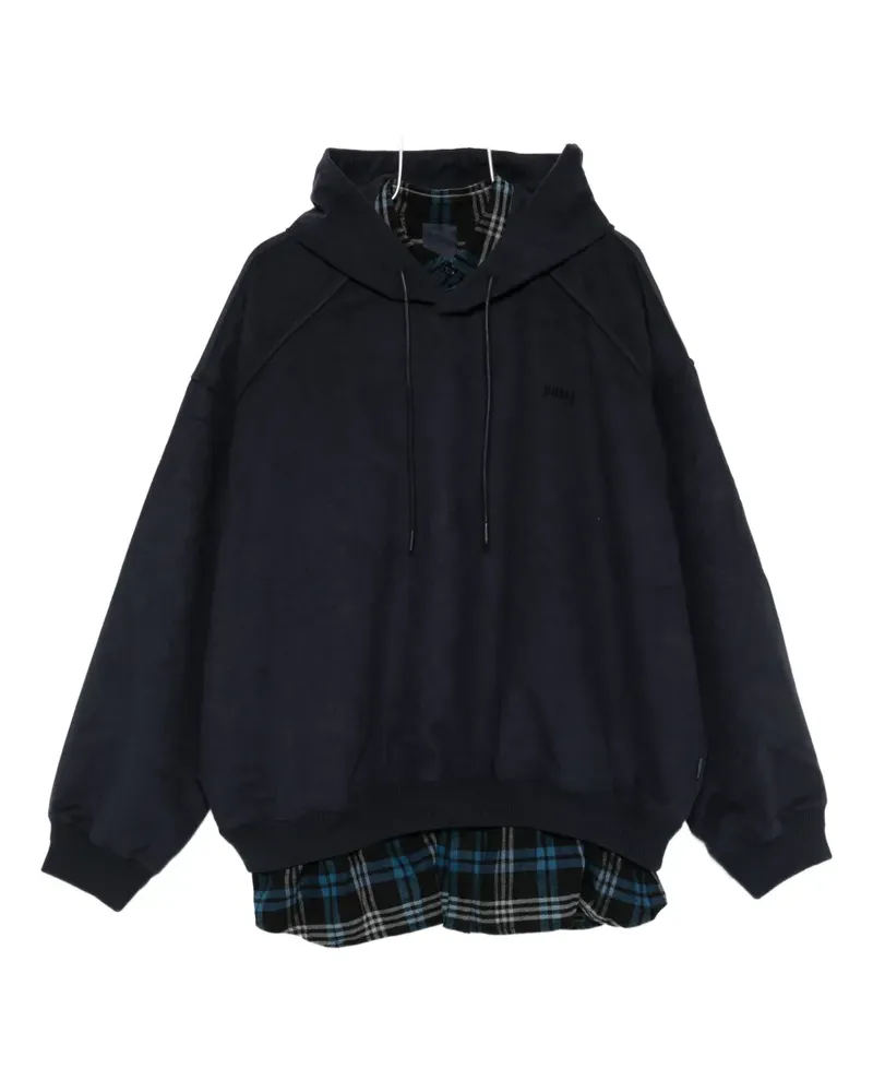 JUUN.J Hoodie mit Logo-Stickerei - Blau Blau