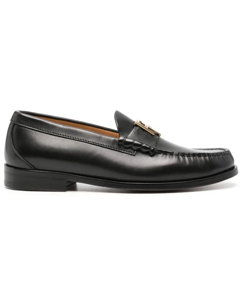 Ralph Lauren Harlan Loafer mit Logo-Schild Schwarz