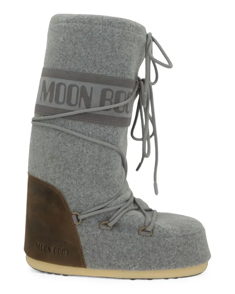 Moon Boot logo-embellishment boots - Grau Grau