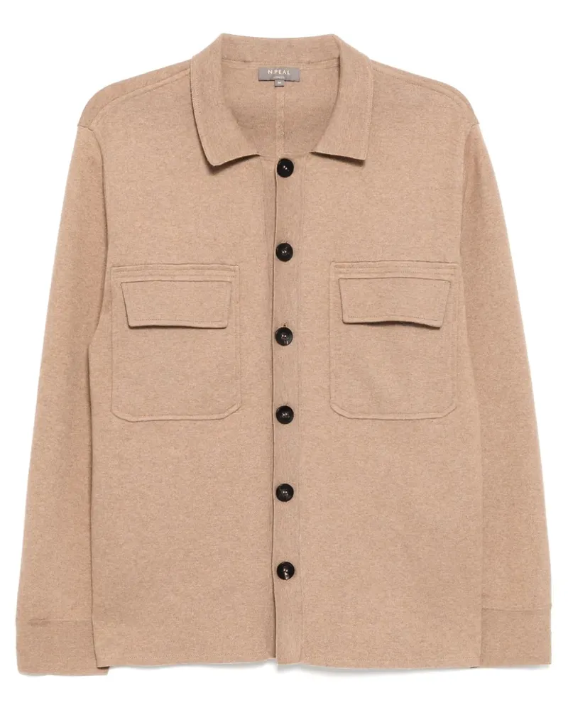 N.Peal Cardigan mit Knöpfen - Braun Braun
