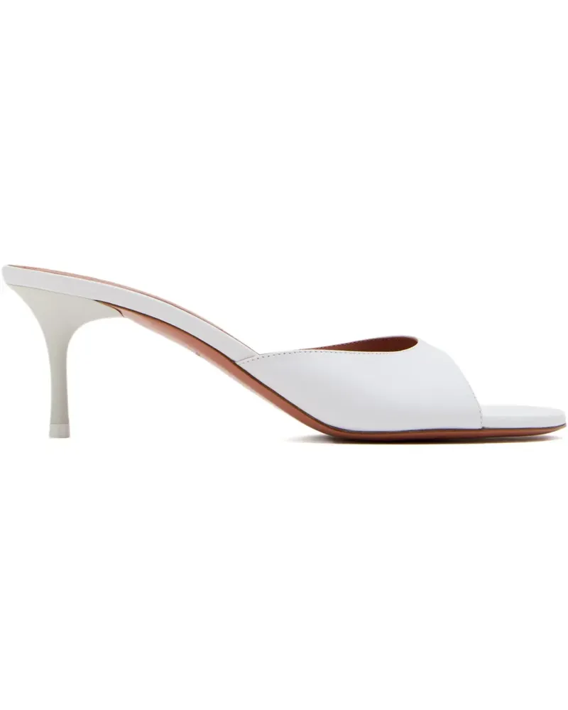 Amina Muaddi Sandalen mit Absatz 60mm - Weiß Weiß