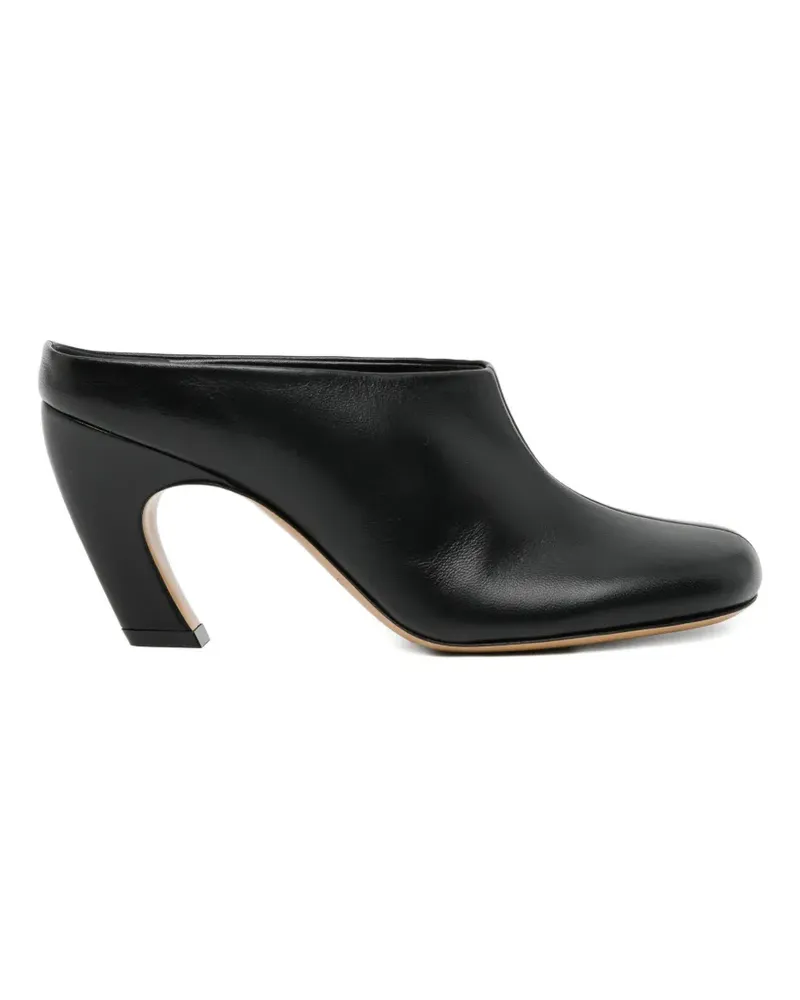 Le Monde Béryl 80mm Mica mules - Schwarz Schwarz