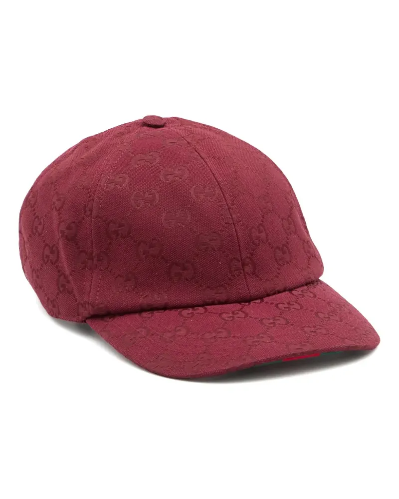 Gucci Baseballkappe aus GG Canvas - Rot Rot