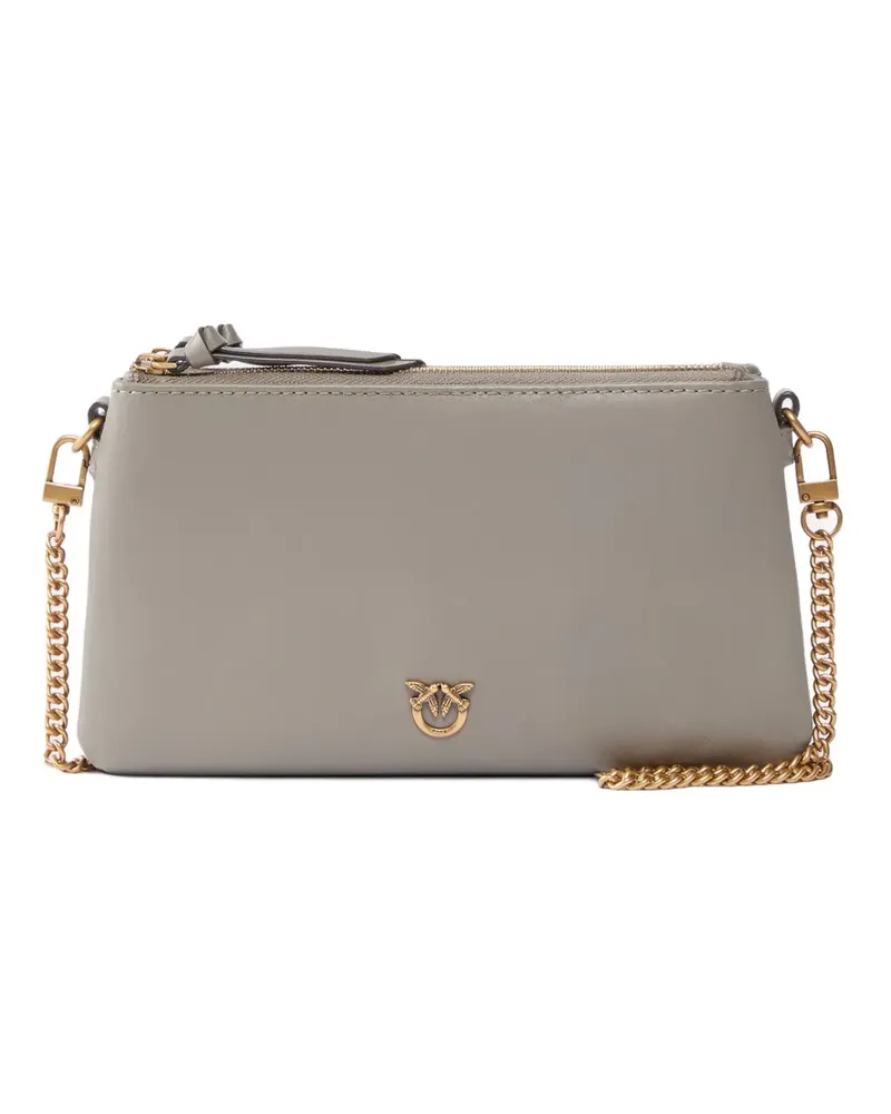 Pinko Mini-Tasche mit doppeltem Reißverschluss - Grau Grau