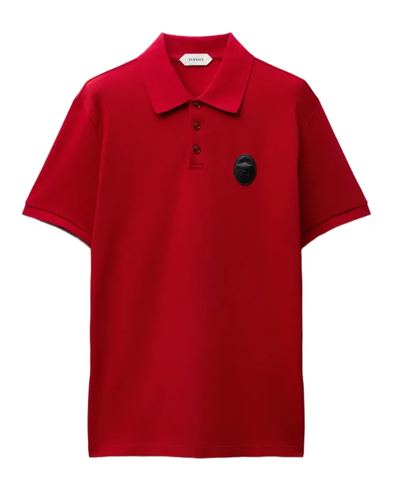 Versace cotton piqué polo - Rot Rot