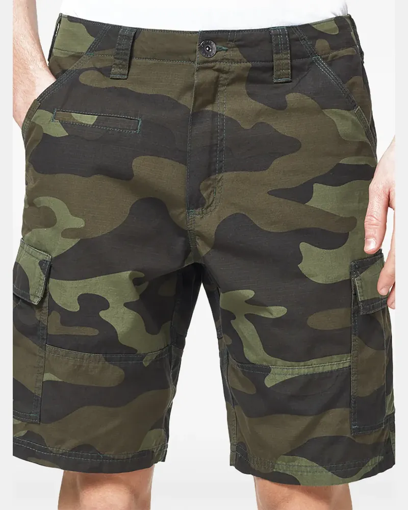 Oakley Cargo-Shorts mit Camouflage-Print - Grün Grün