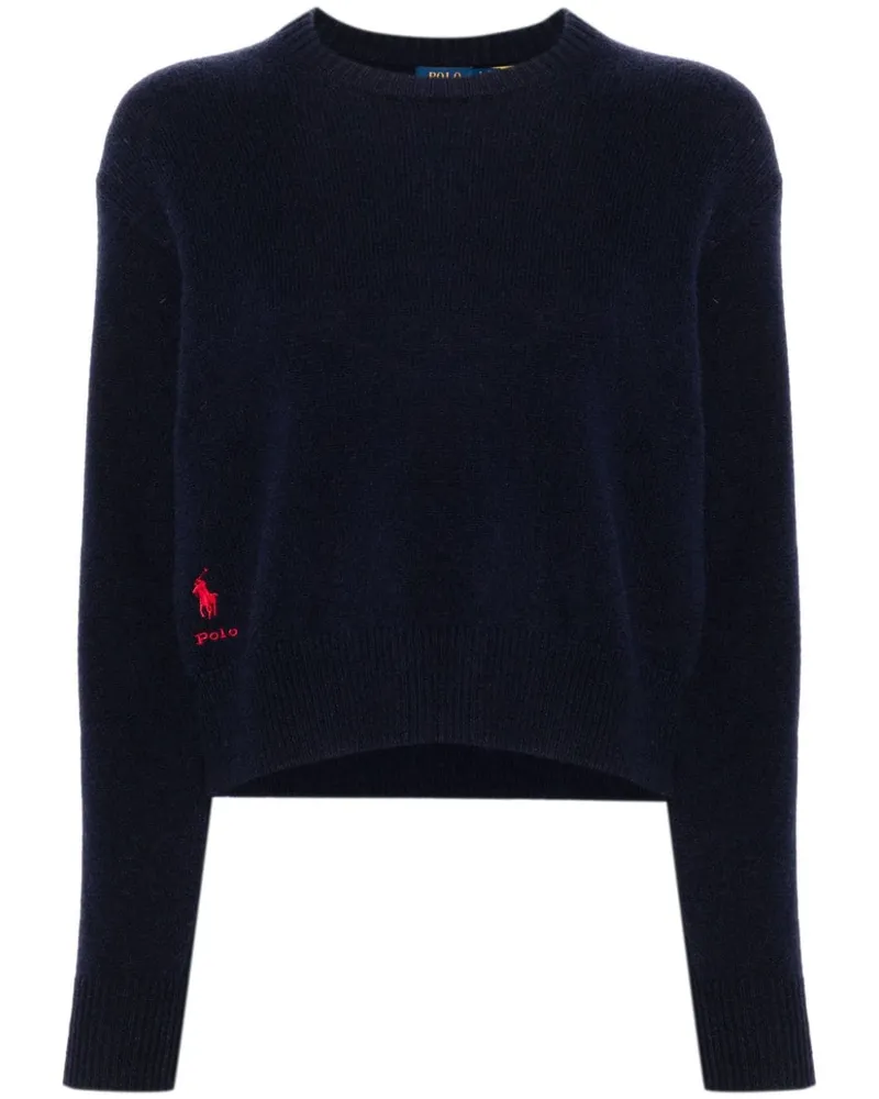 Ralph Lauren Pullover mit Polo Pony - Blau Blau