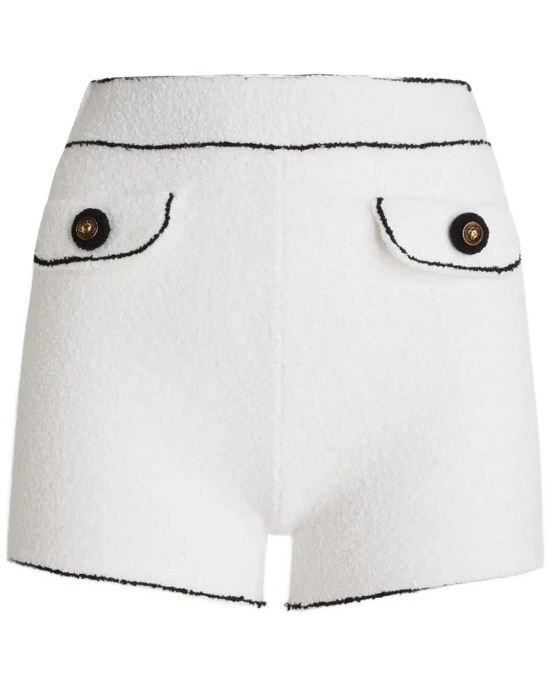 Moschino Shorts mit Kontrastdetails - Weiß Weiß