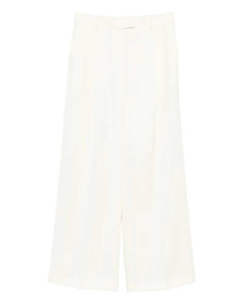 La DoubleJ Plissierte Hose - Weiß Weiß