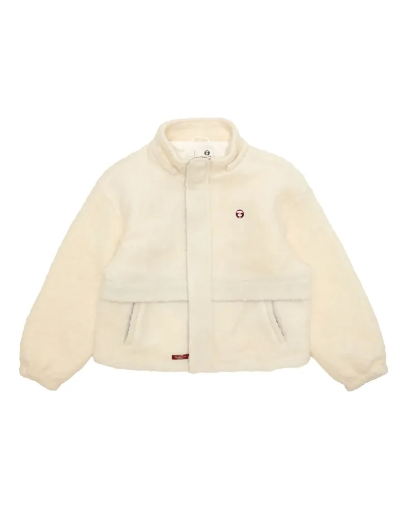 BAPE Kapuzenjacke mit Stickerei - Nude Nude