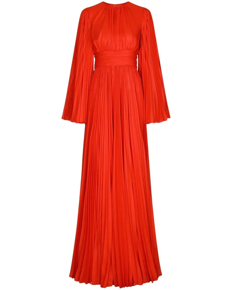 Dolce & Gabbana Abendkleid mit Falten - Rot Rot