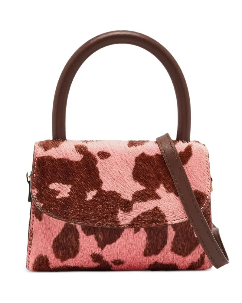 by FAR Handtasche mit Kuh-Print - Rosa Rosa