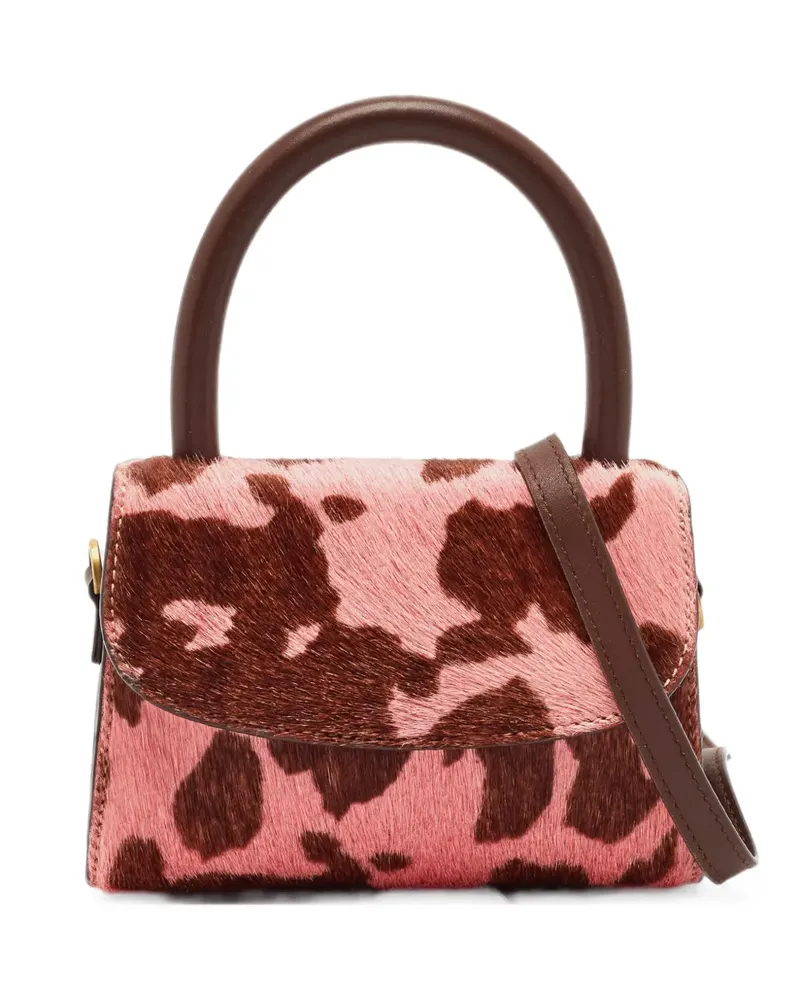 by FAR Handtasche mit Kuh-Print - Rosa Rosa