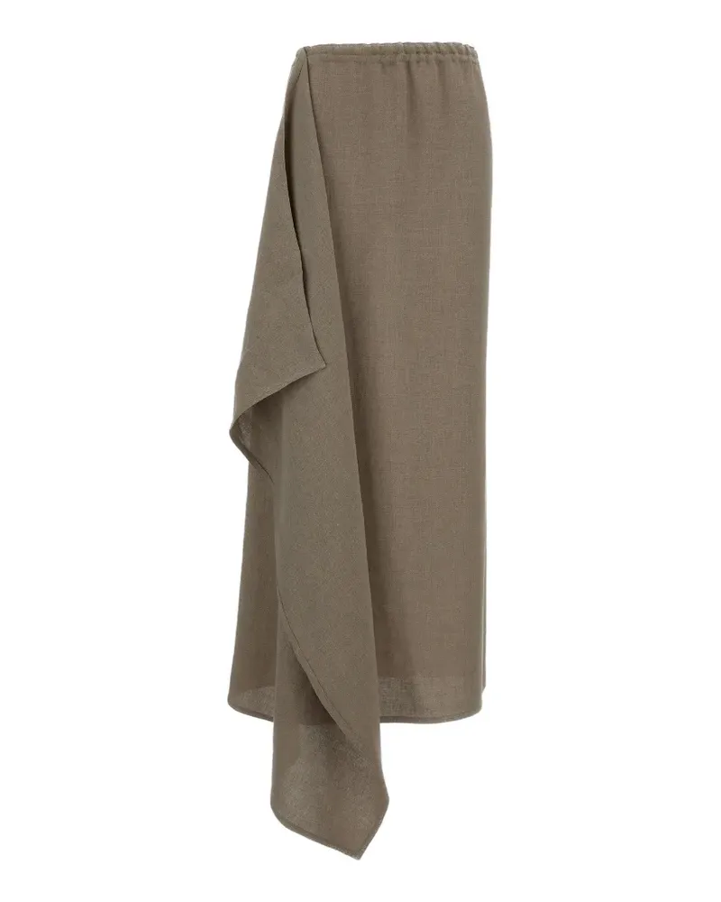 Dušan draped skirt - Nude Nude