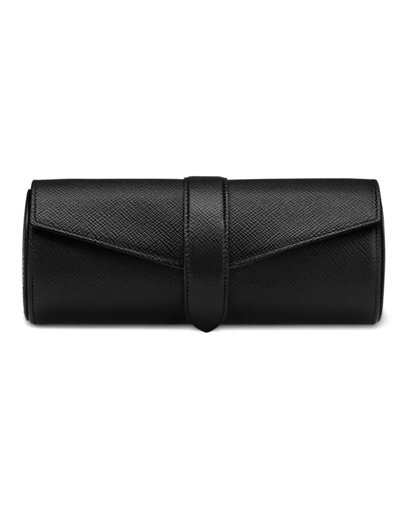 Smythson Panama Schmuckrolle - Schwarz Schwarz