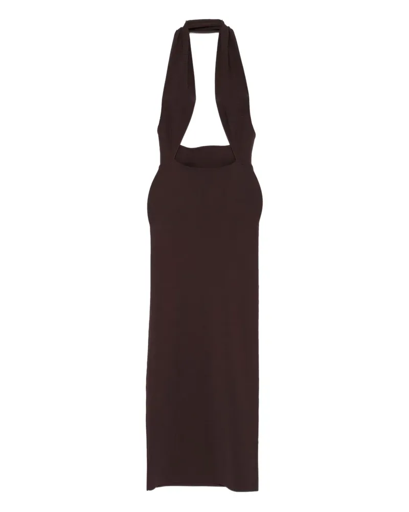 Christopher Esber Slope Maxikleid mit Neckholder - Braun Braun