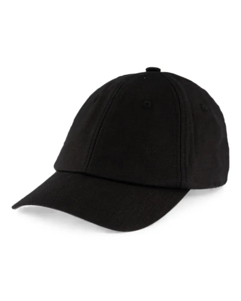 Frescobol Carioca Fernando linen baseball cap - Schwarz Schwarz