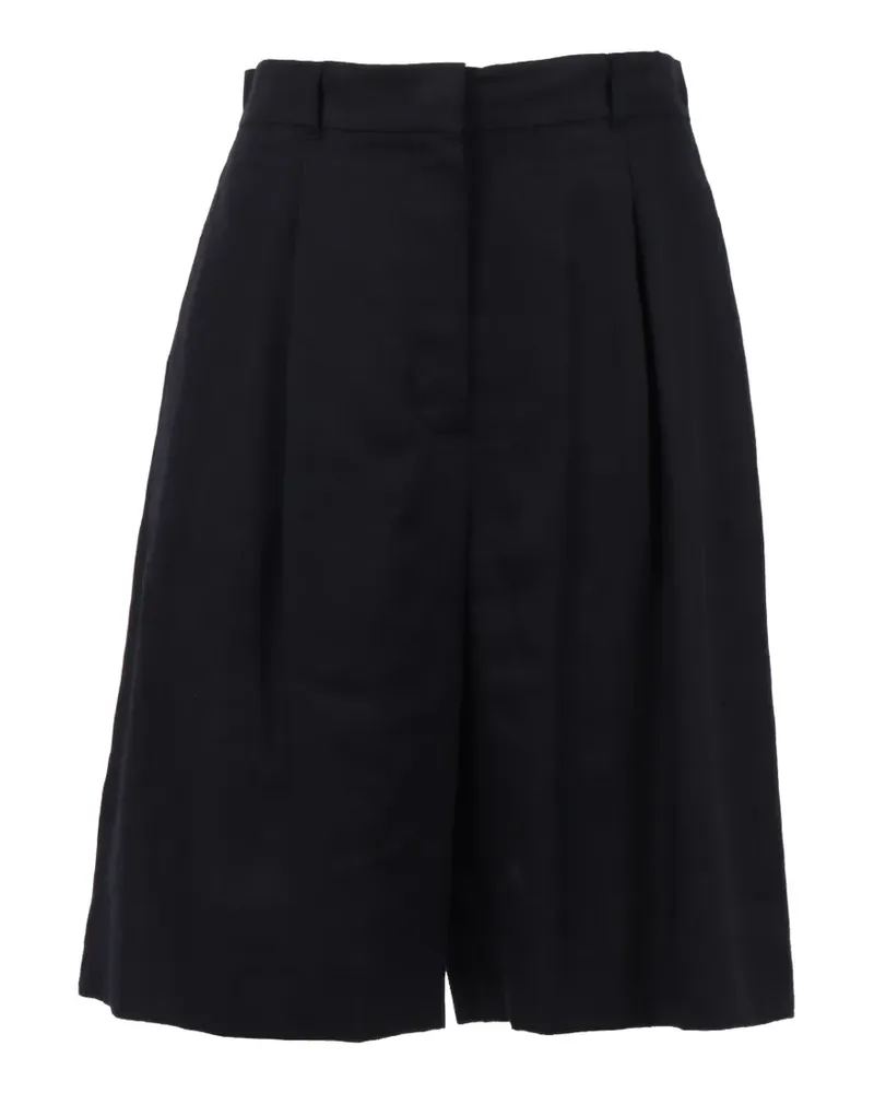 Max Mara pleated caravan shorts - Schwarz Schwarz