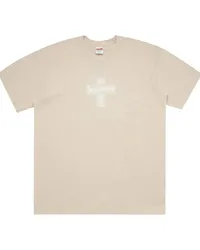 Supreme Being T-Shirt mit überkreuzten Logos Nude