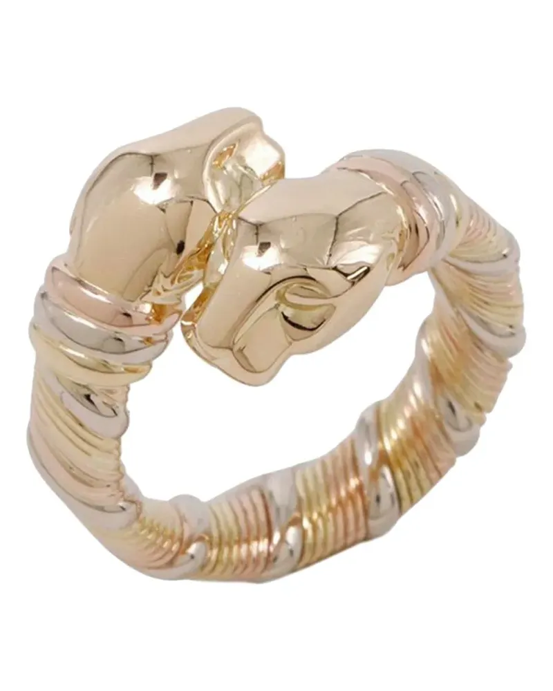 Cartier 2000-2010 18kt dreifarbiger Panthere de  Goldring Gold