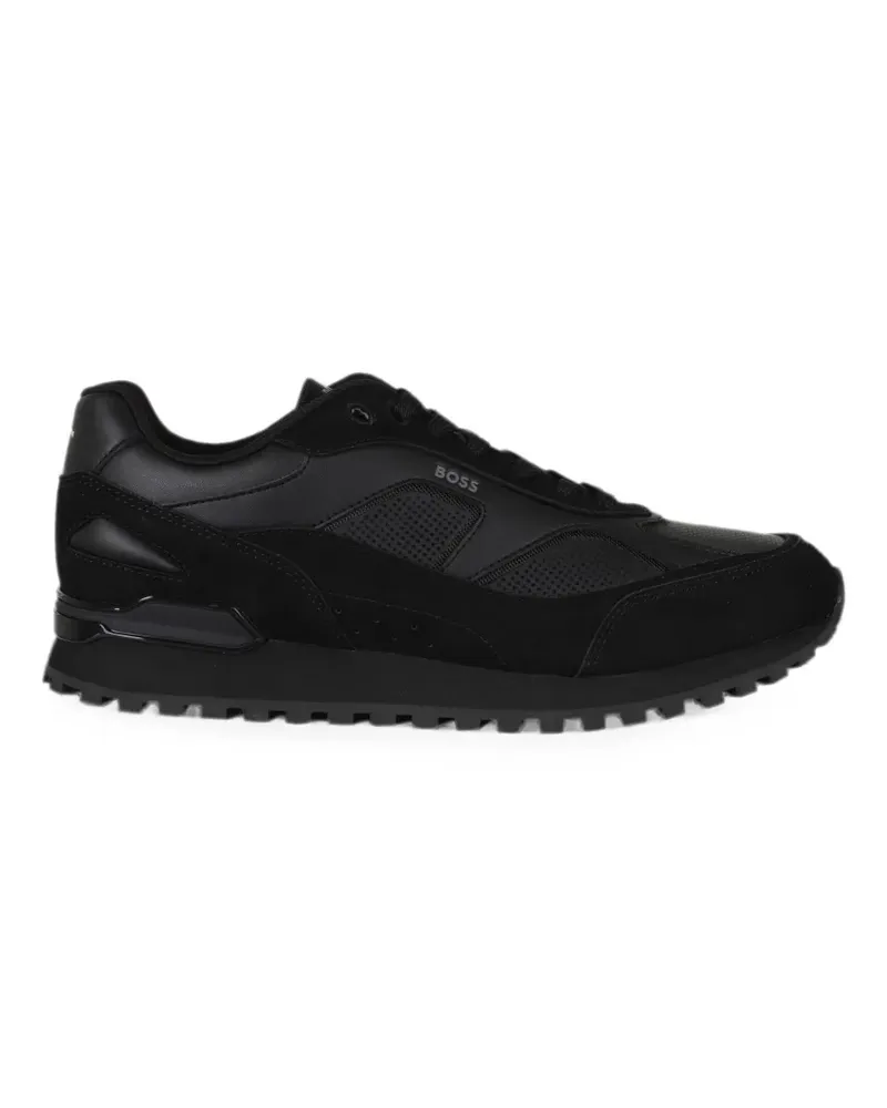 HUGO BOSS Parkour Runn Sneakers mit Logo - Schwarz Schwarz
