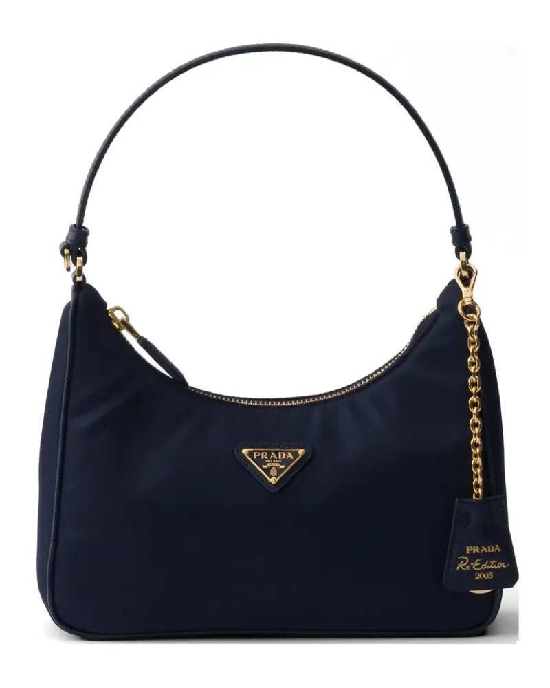 Prada Re-Edition 2005 Re-Nylon and Saffiano mini bag - Blau Blau