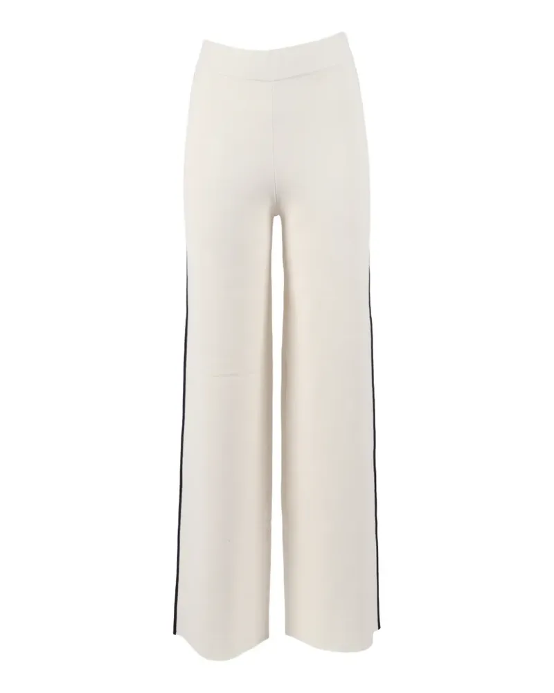 Max Mara stripe-detail trousers - Nude Nude