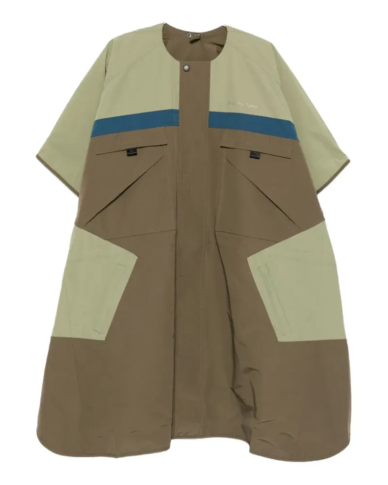 Martine Rose colour-block panelled coat - Braun Braun