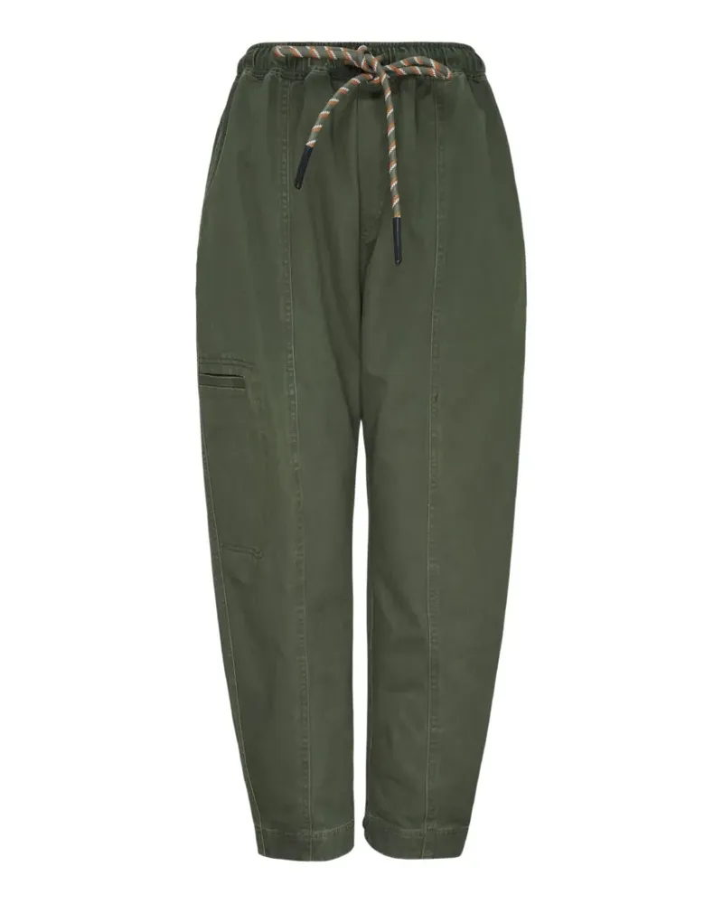 Lee Mathews Harper cotton-drill trousers - Grün Grün
