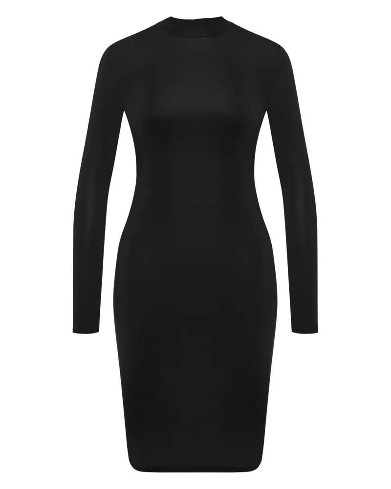 Maison Close Rückenfreies Midikleid - Schwarz Schwarz