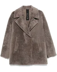 BLANCHA Jacke aus Faux Shearling Grau