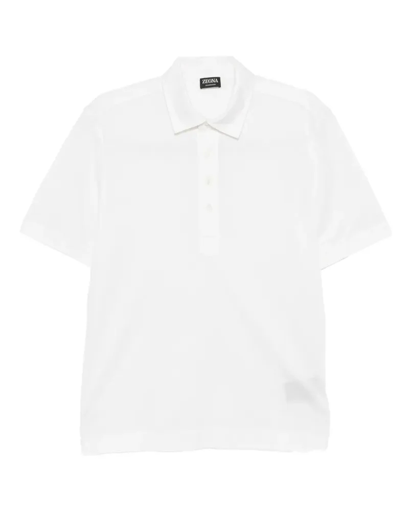 Ermenegildo Zegna collared button polo shirt - Weiß Weiß