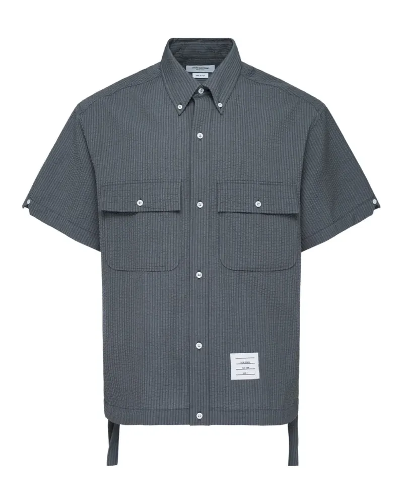 Thom Browne short-sleeve shirt - Grau Grau