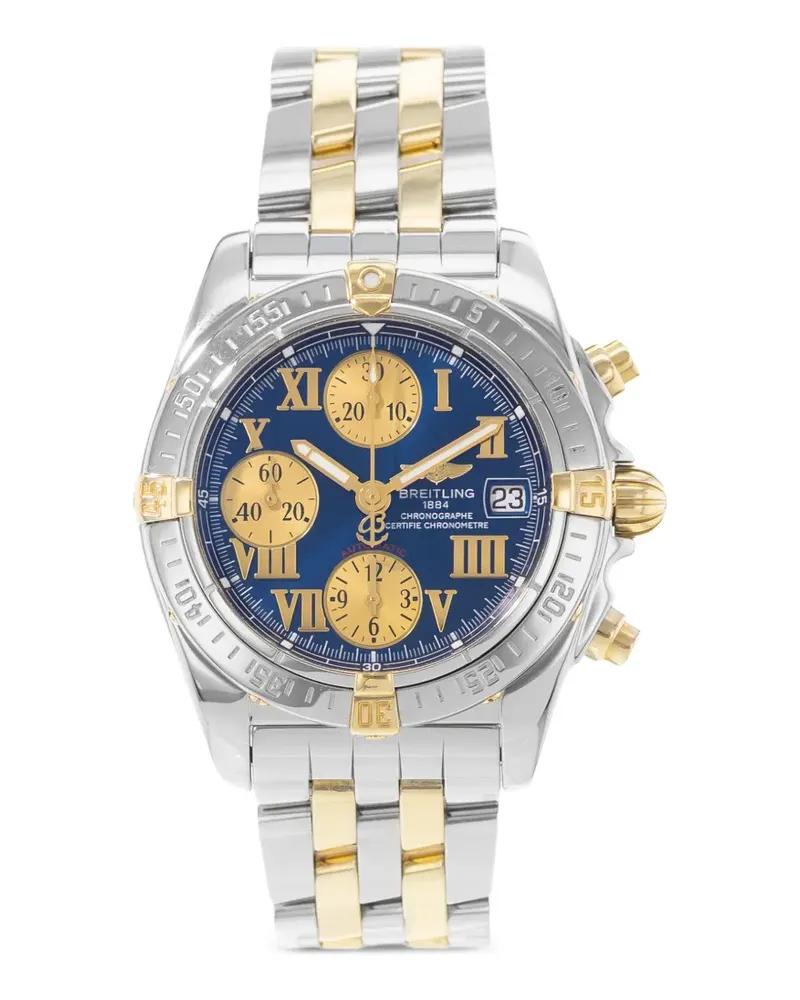 Breitling Chrono Cockpit Uhr 39mm - Blau Blau