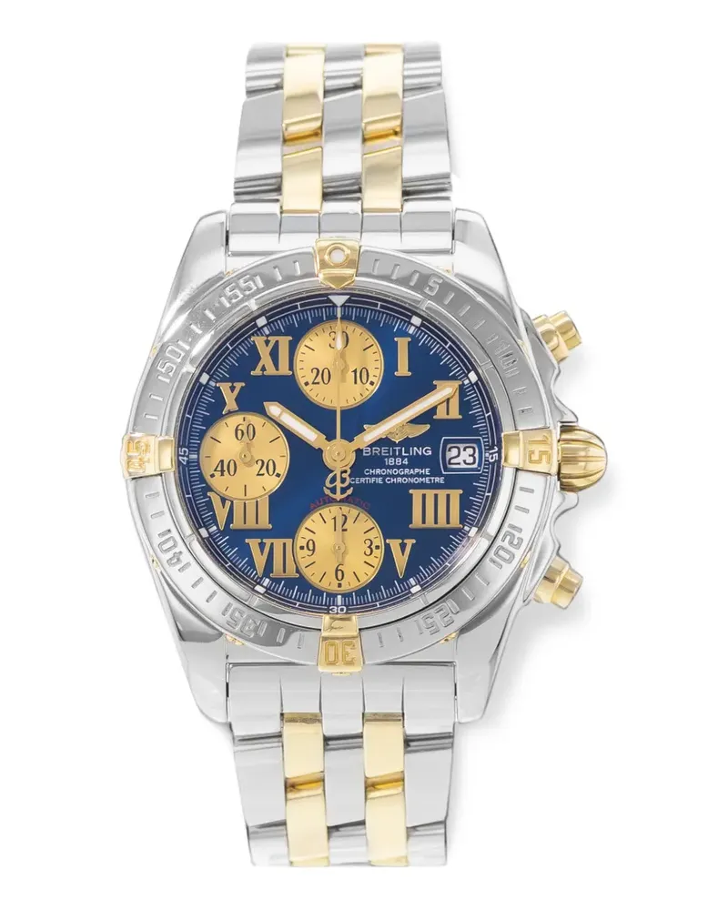 Breitling Chrono Cockpit Uhr 39mm - Blau Blau