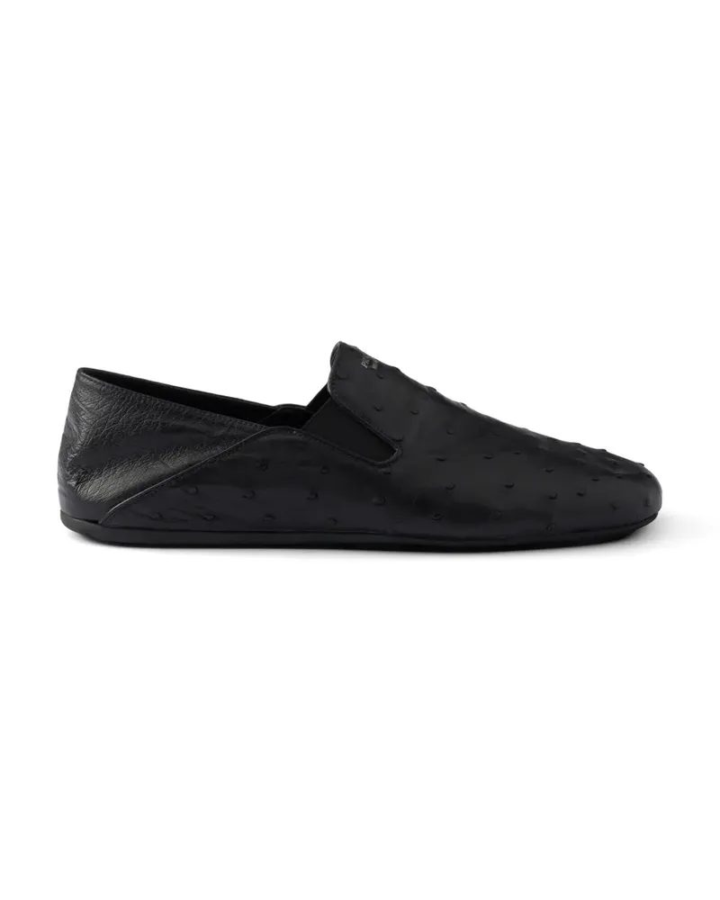 Prada Klassische Loafer - Schwarz Schwarz