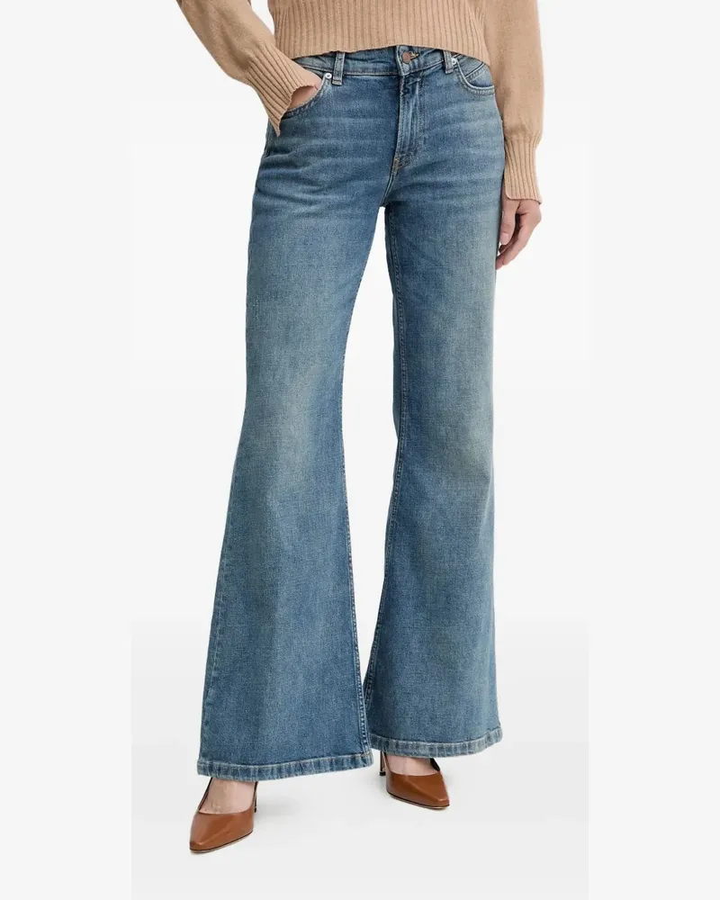HUGO BOSS Jeans mit ausgestelltem Bein - Blau Blau