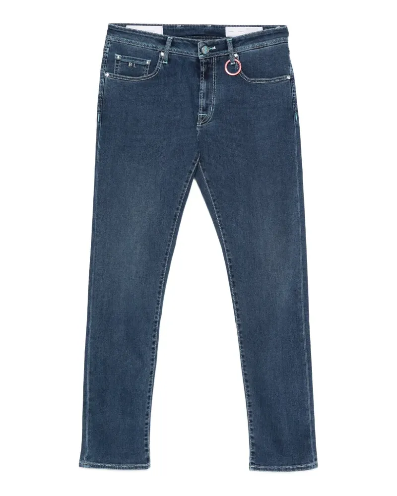 Tramarossa Michelangelo Jeans mit Logo-Patch - Blau Blau