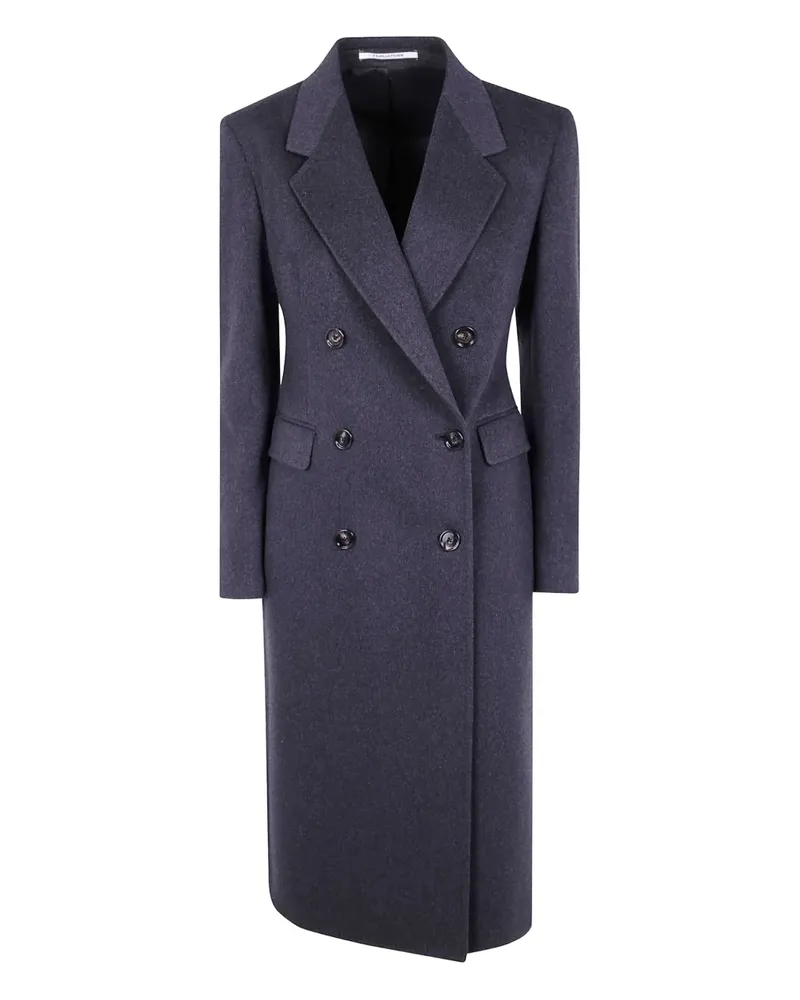 Tagliatore Doppelreihiger Meryl Mantel - Blau Blau