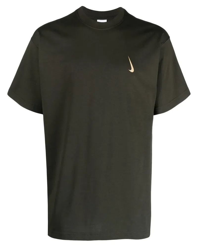 Nike T-Shirt mit Swoosh-Print - Grün Grün